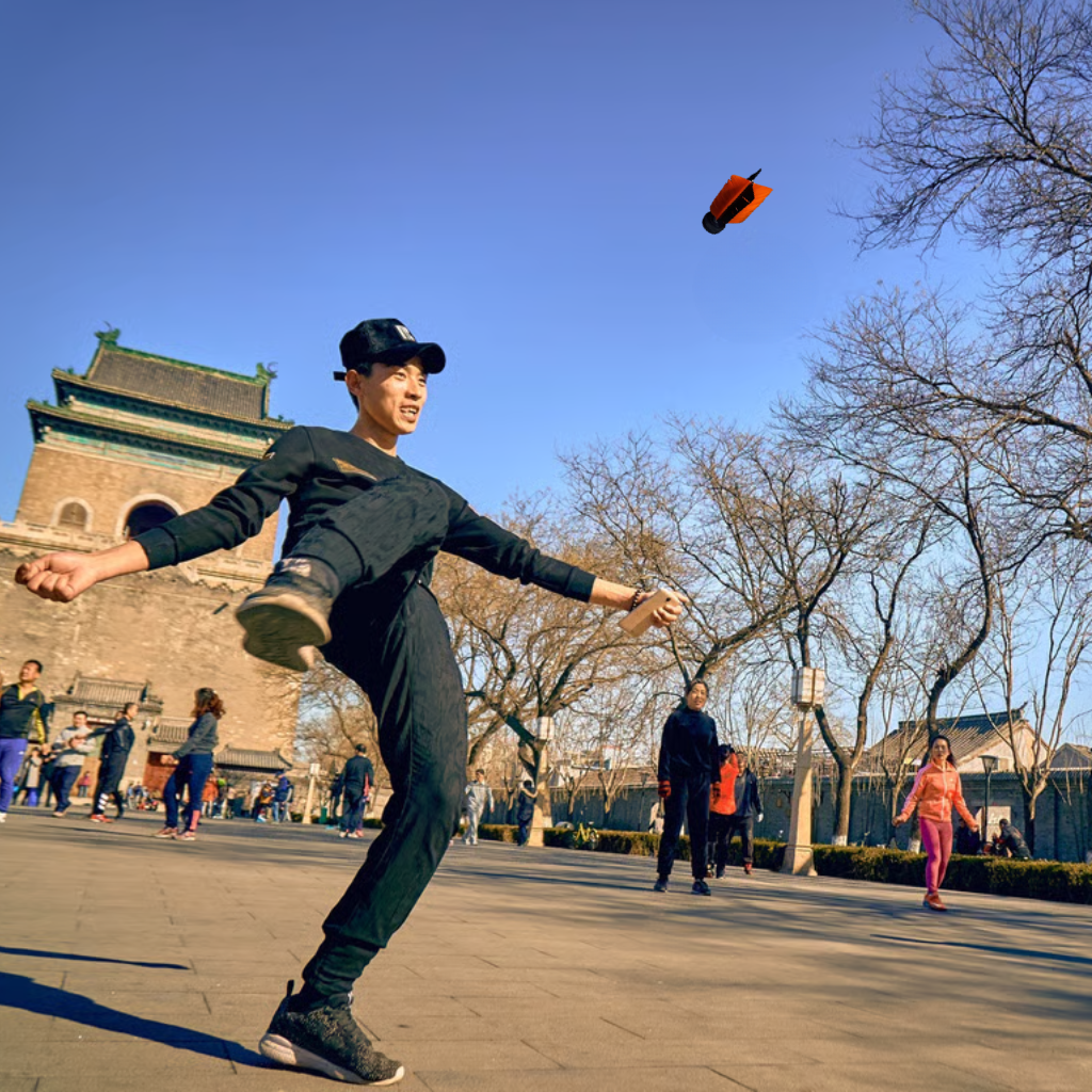 Đá cầu foot shuttlecock being played in Vietnam