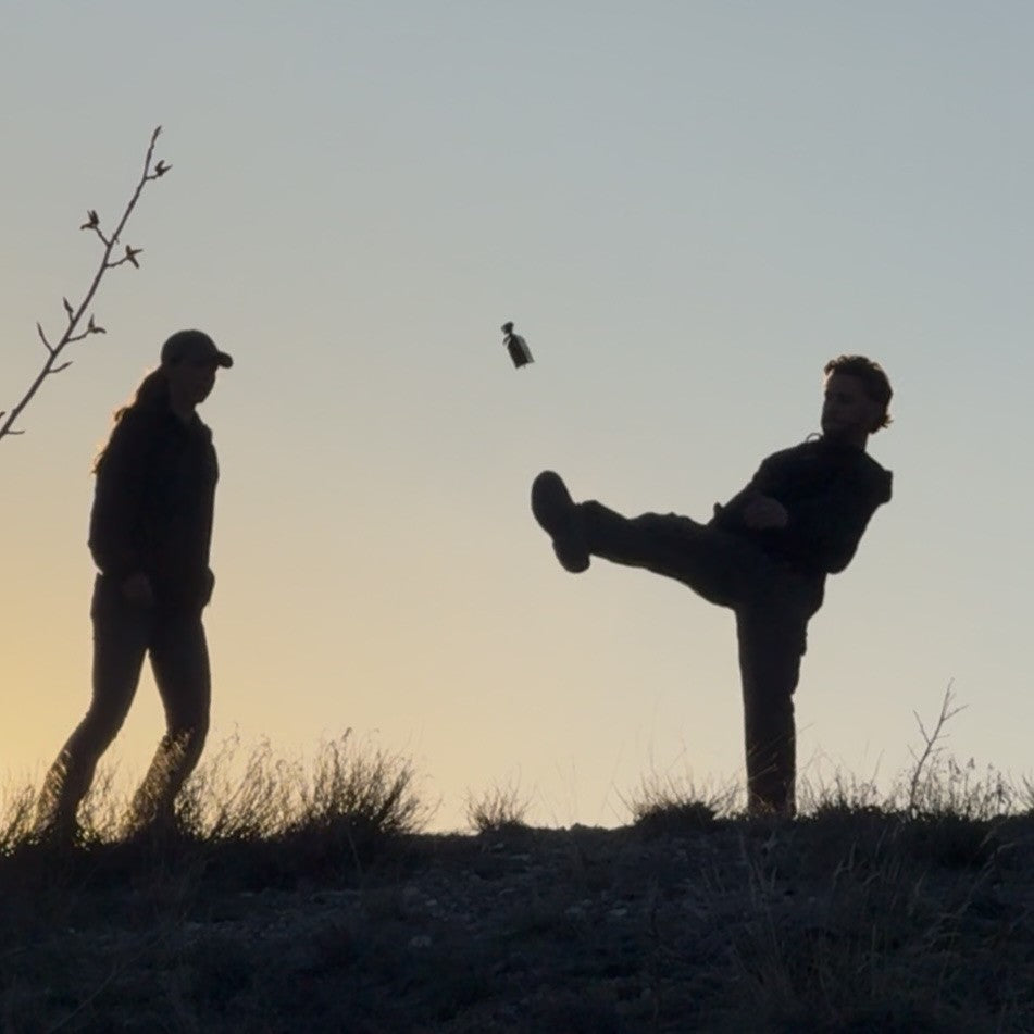 Kicking FlyKIK like a hacky sack at sunset